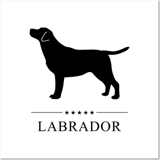 Labrador Retriever Black Silhouette Posters and Art